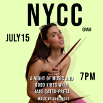 NYCC Presents: A Night of Music and Good Vibes with Jade Catta-Preta  